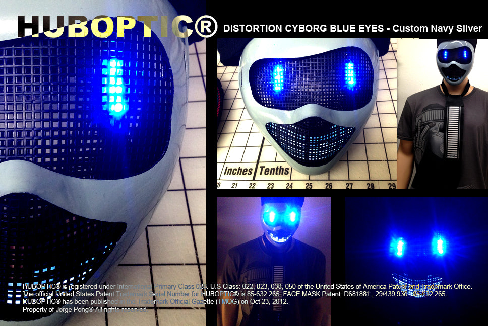 Huboptic Distortion Mask Blue Eyes FX – Rave-Nation