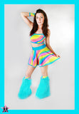Jive Rainbow & Turqouise Outfit