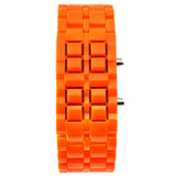 Orange LED Player Kandi watch