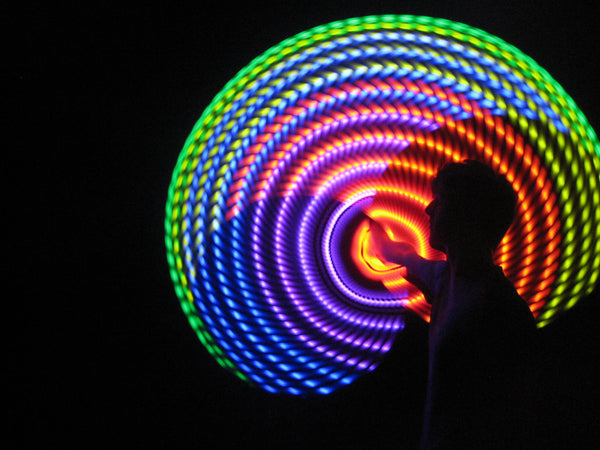Rainbow Nebula LED Hula Hoop