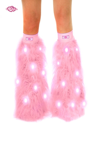 Baby Pink Light-Up Fluffies