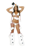Snowman Bikini Rave Outfit Front