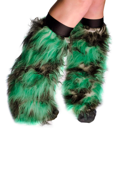 Green and Black Fluffies