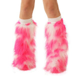 Hot Pink and White Fluffies