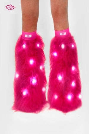 Magenta Light-Up Fluffies