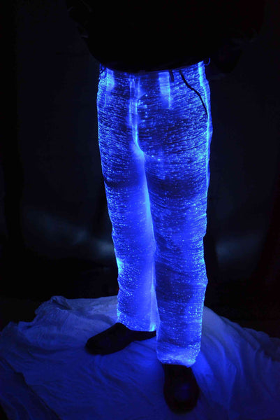 Fiber Optic Light Up Mens Suit - Pants