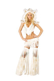  White Indian Halloween Costume Front