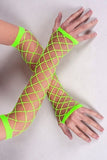 Fish Net Arms- UV Green