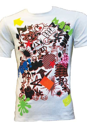 Mash Up White T-shirt