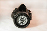Black Frame Single Cartridge Gas Mask