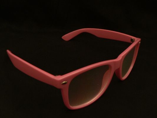 Rainbow Diffraction Vision Glasses Light Pink