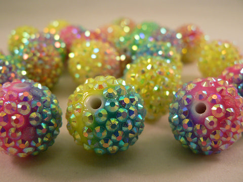 Neon Glass Surface Kandi Beads