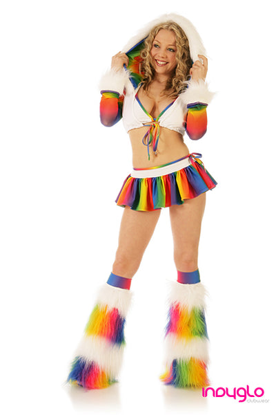 Rainbow Crush Outfit White