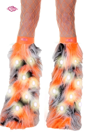 Tigerlilly Furry LED Leg Warmers