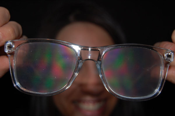 Rainbow Vision Diffraction Glasses- clear – Rave-Nation