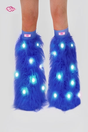 Blue Light-Up Fluffies