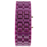 purple LED Player Kandi watch