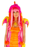 Pink Dragon Rave Costume Front 