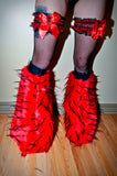 Spiked Fluffy Leg Warmers By BB