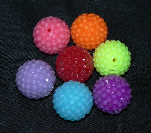 Brightly Colored Disco Beads