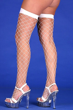 Fishnet Tights- White