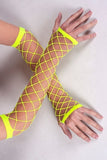Fish Net Arms- UV Yellow