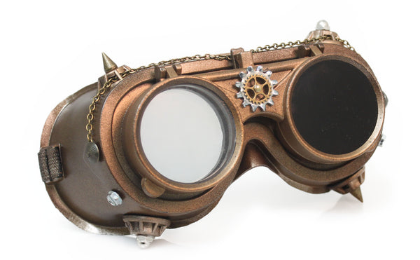 Steampunk Goggles - Outside Gear Full Chain