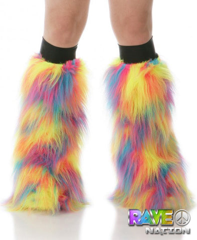 Tropical Sherbert Leg Warmers