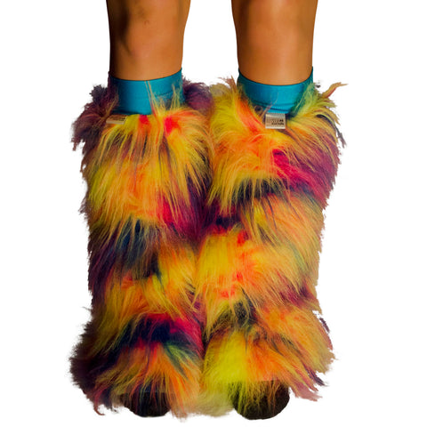 Tropical Sherbert Leg Warmers