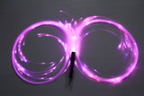 Flare Space Lace LED Fiber Optic Whip