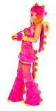 Pink Dragon Rave Costume Front