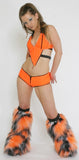 Solar Outfit Orange, Black and White