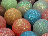Round Glitter Beads - assorted