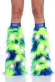 Tropical Fuzzy LED Boot Covers 
