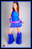 Shimmy Blue & Purple Outfit