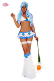 Crazy Daisy Rave Outfit- Turquoise 