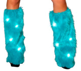 Turquoise Light-Up LED Fluffies