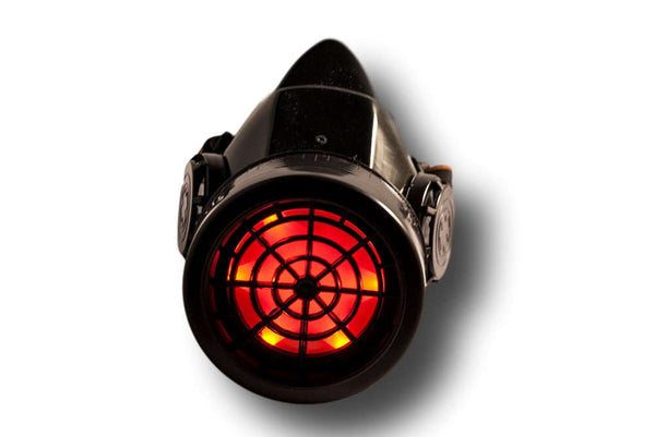 Cyber Goth Gas Mask - Black Frame Single Cart